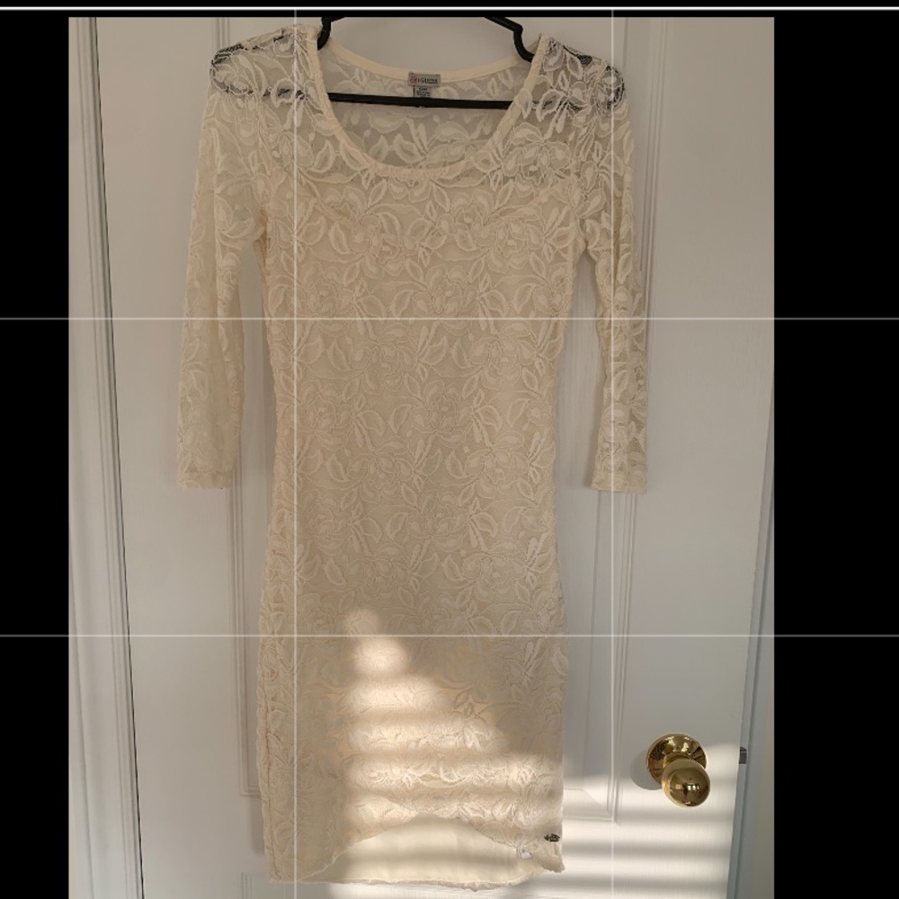 Guess white dress